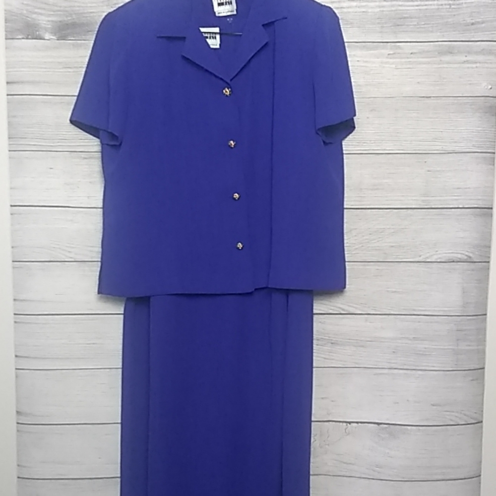 Leslie Fay Dress with jacket size 16. - Picture 1 of 7